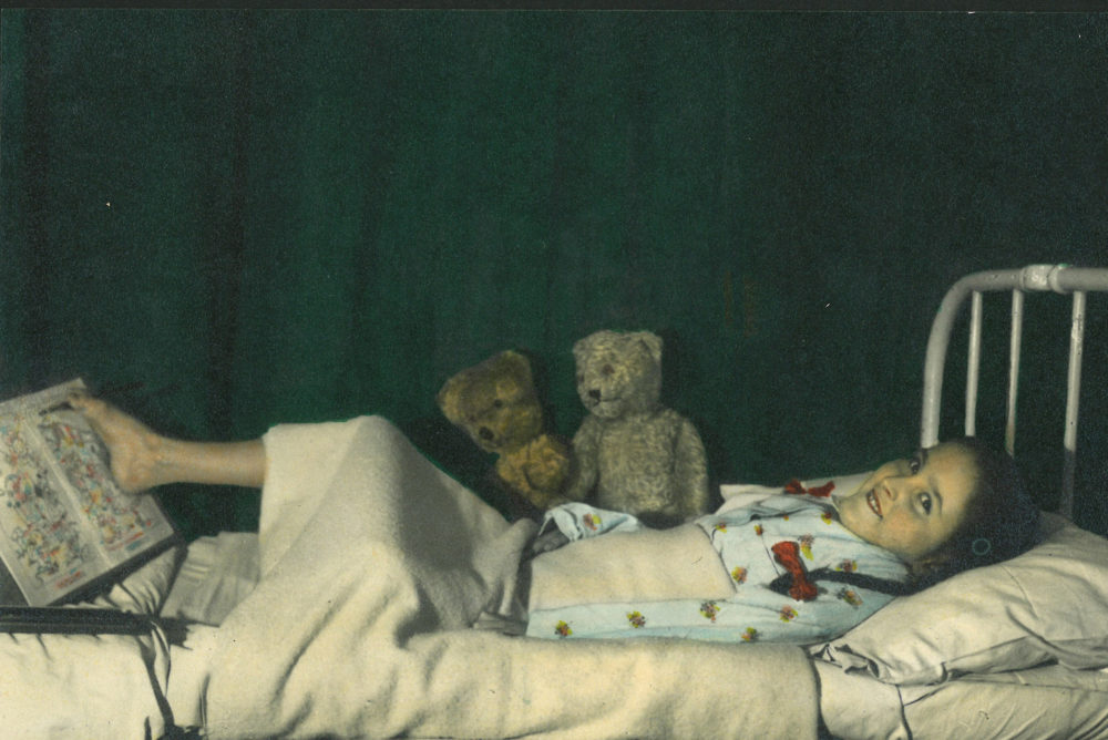 Young patient at Royal Alexandra Hospital, 1940s